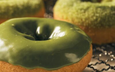 Matcha Glazed Donuts